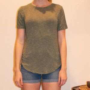 Olive Striped Tee